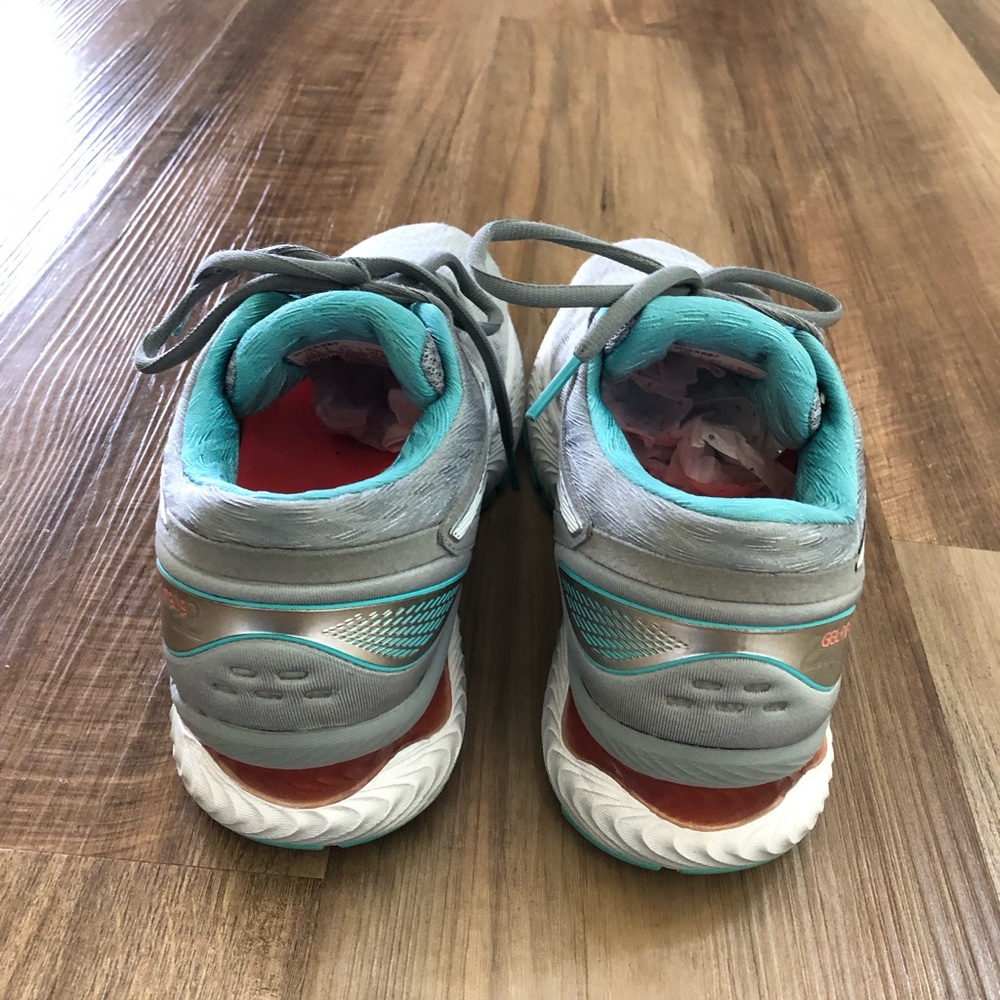 ASICS Women's Gel-Nimbus 22 Running Shoes 1012A587 Sheetrock 6.5M - Picture 4 of 10